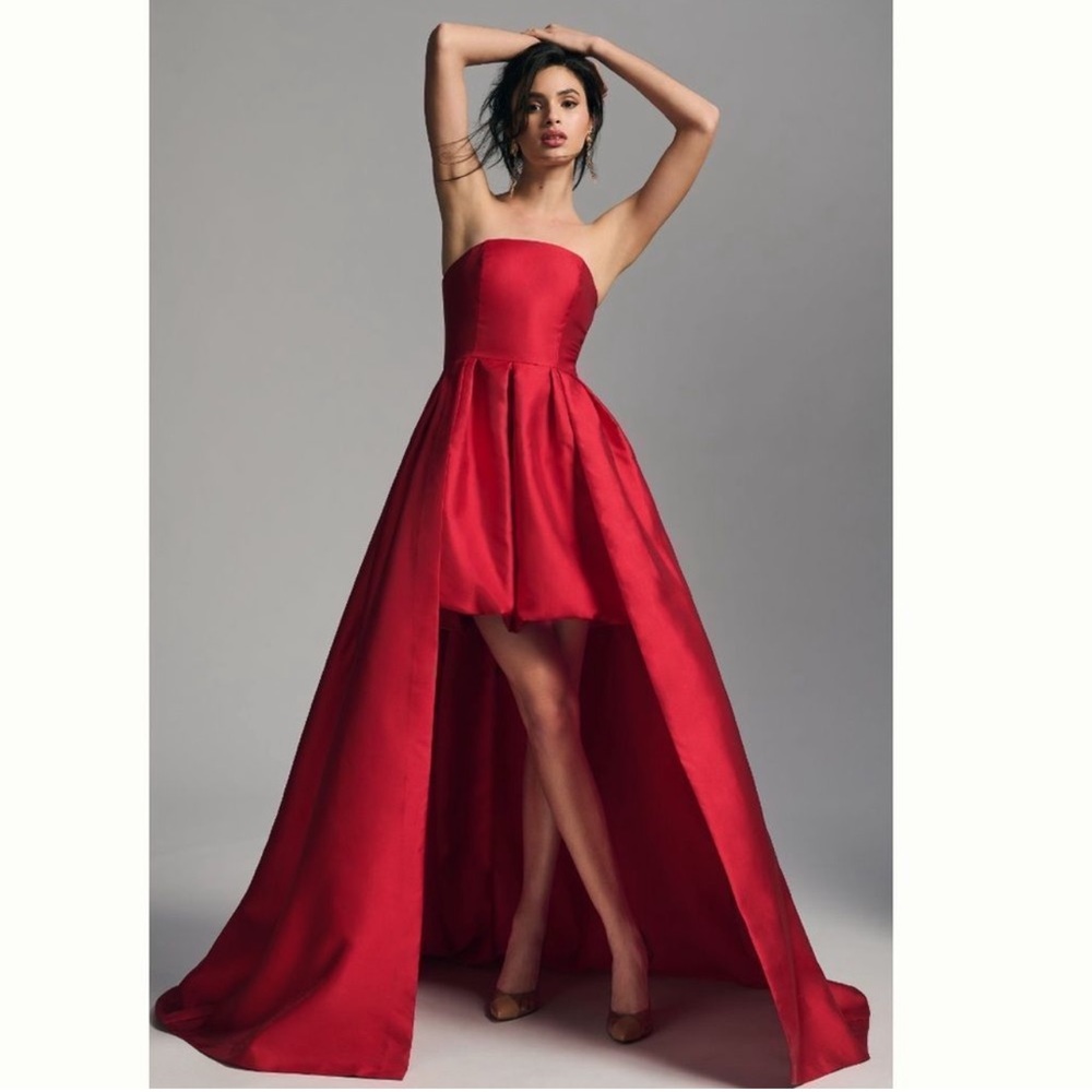 Hutch Red High-Low Gown